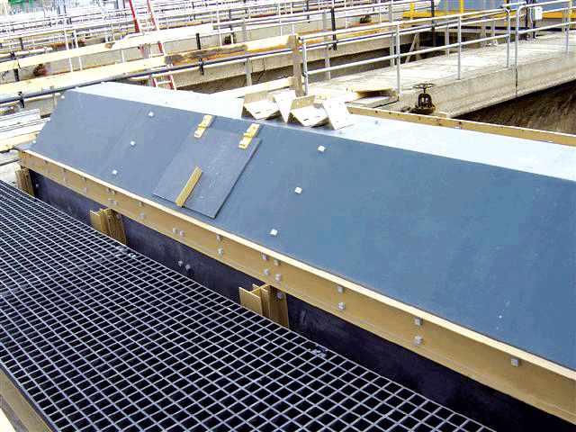 Fiber Glass Reinforced Plastic Rust Resistant Molded Grating Bowery Bay