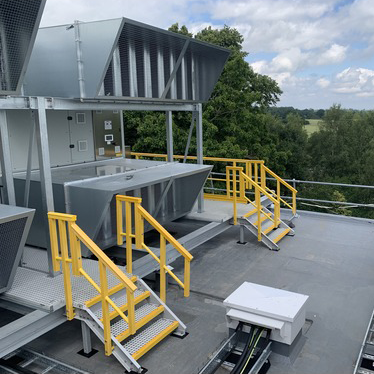 f r p server gratings, stair solutions, g r p, composite structures, data technology center